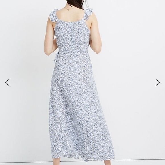 Madewell maxi dress light blue size 00 - Picture 2 of 10